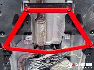 Alfa Romeo Stelvio Lower Mid Chassis Brace - 4 Point